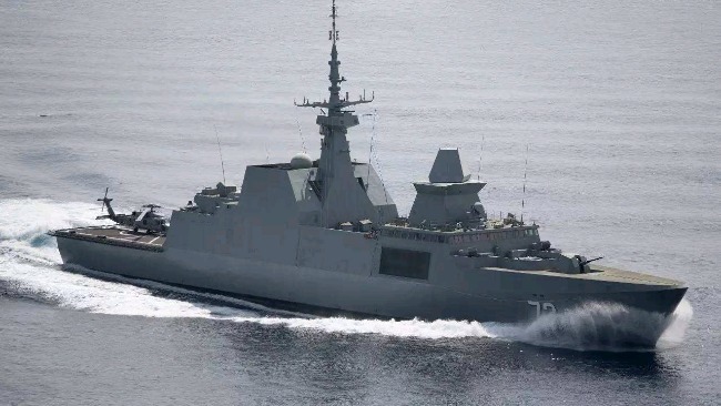 新加坡派出“胜利”级导弹护卫舰“气势”号参加此次军事演习。